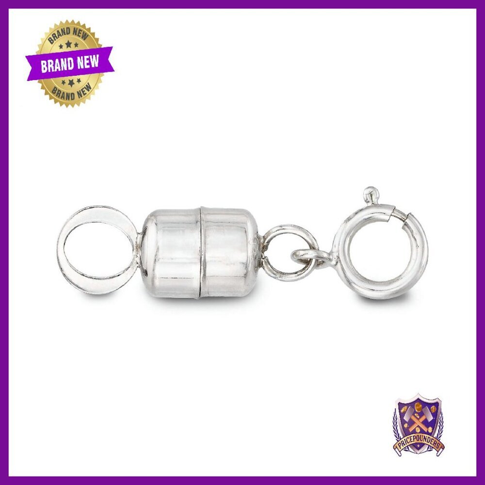 14kt White Gold Magnetic Clasp Converter for Bracelets & Necklaces